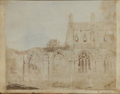 Melrose Abbey door William Henry Fox Talbot